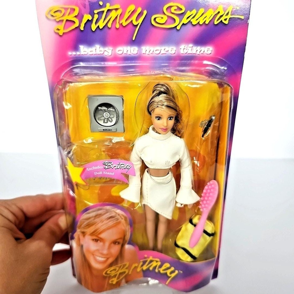1999 Play Along Britney Spears‎ Baby One More Time Doll Vintage Y2K Pop Star Toy